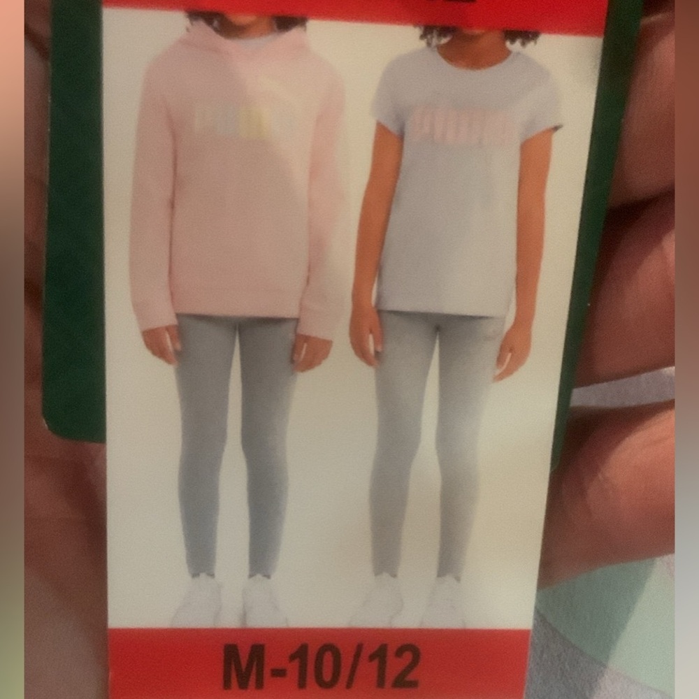 LOTPuma Pink and Gray Matching Set 10/12& Eddie Bauer Premium Joggers 2-pack LOT